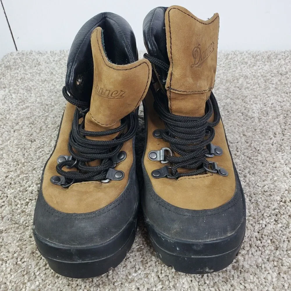 Danner Combat Hiker Boots Vibram Mens 3.5 Extra Wide Hunting Made In USA Brown